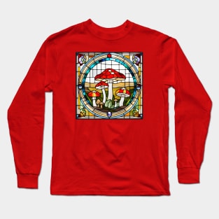 Mushie Family Stained Glass Long Sleeve T-Shirt